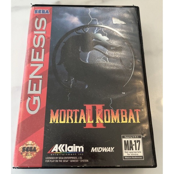 Mortal Kombat II Sega Genesis 1994 - Picture 1 of 6
